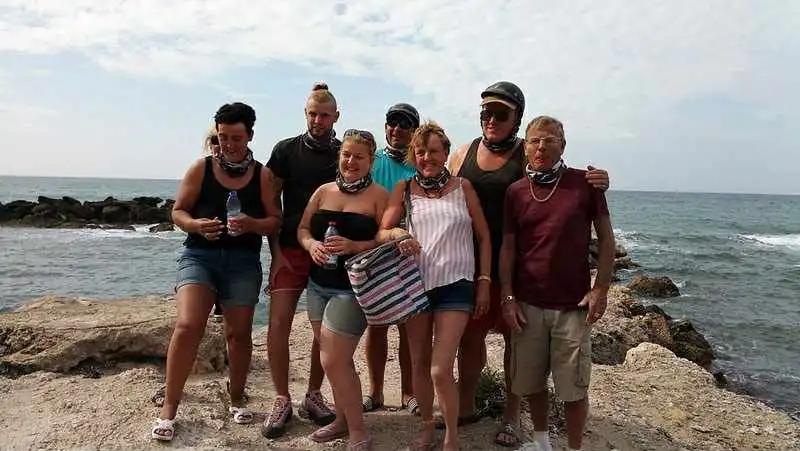 Sunset over mountains